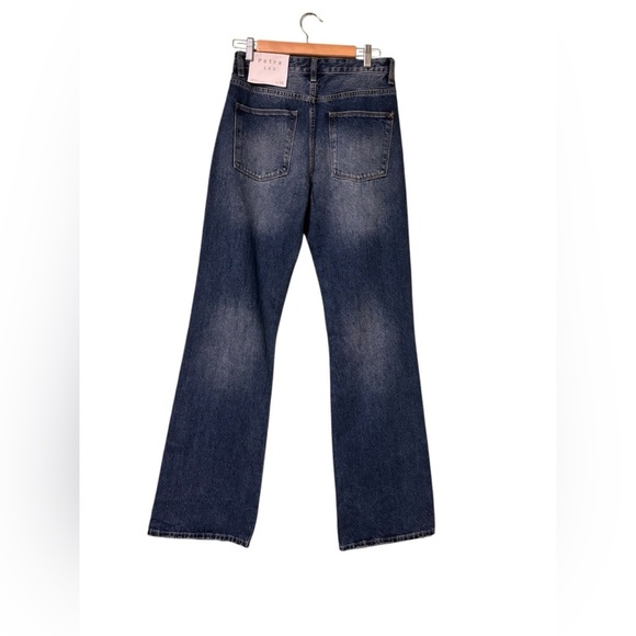 NWT Petra 153 Baggy Wide Leg High Rise Jeans Distressed Knees Size 5/26 - Picture 6 of 8